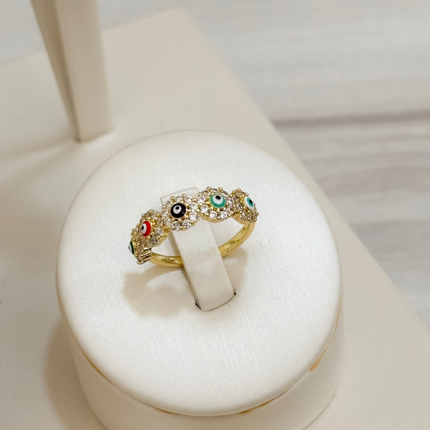 Anillo Ojo Turco Multicolor