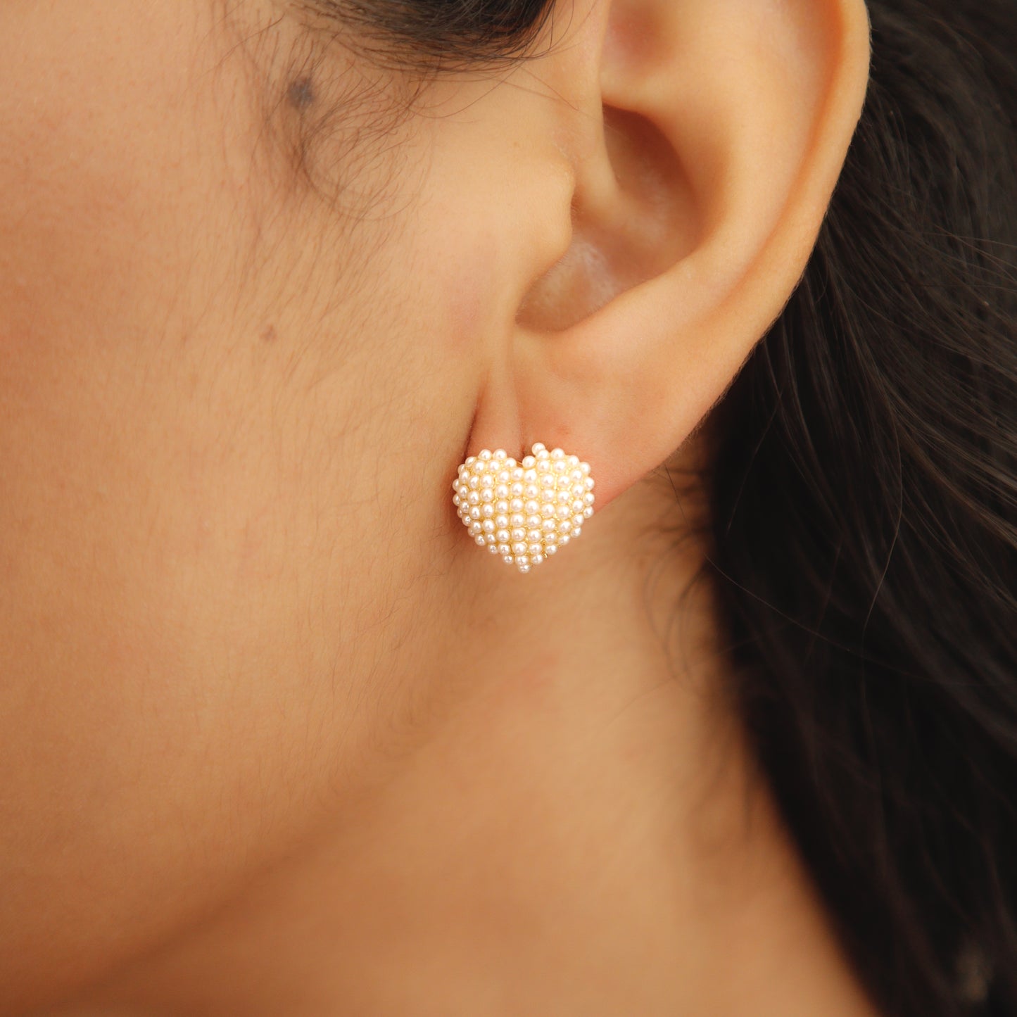 Topos Corazón Micro Perlas