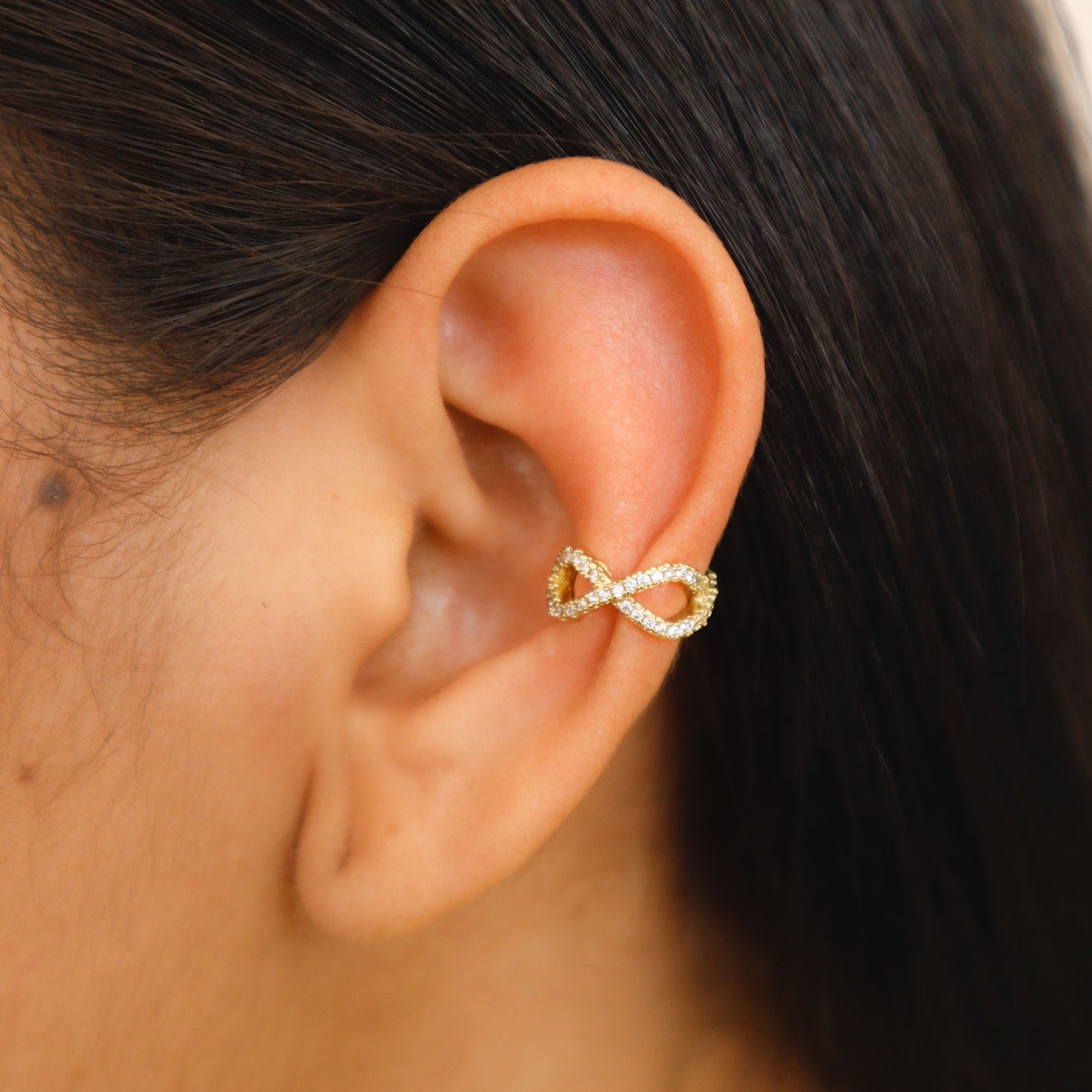 Earcuff Infinito Circon