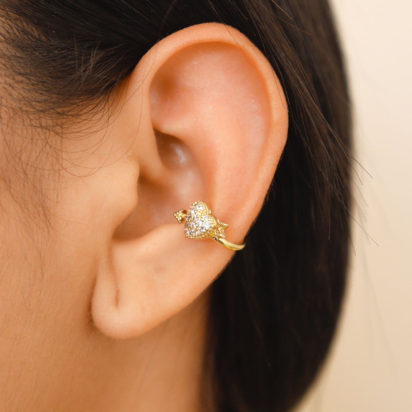 Earcuff Corazon Flecha