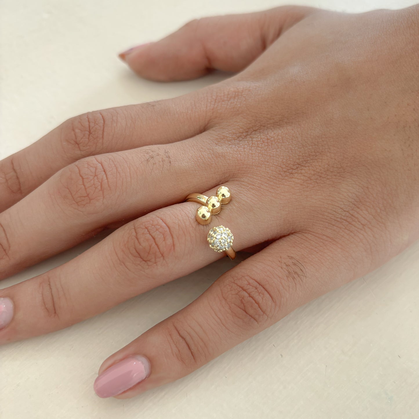 Anillo 3 Balines Punta