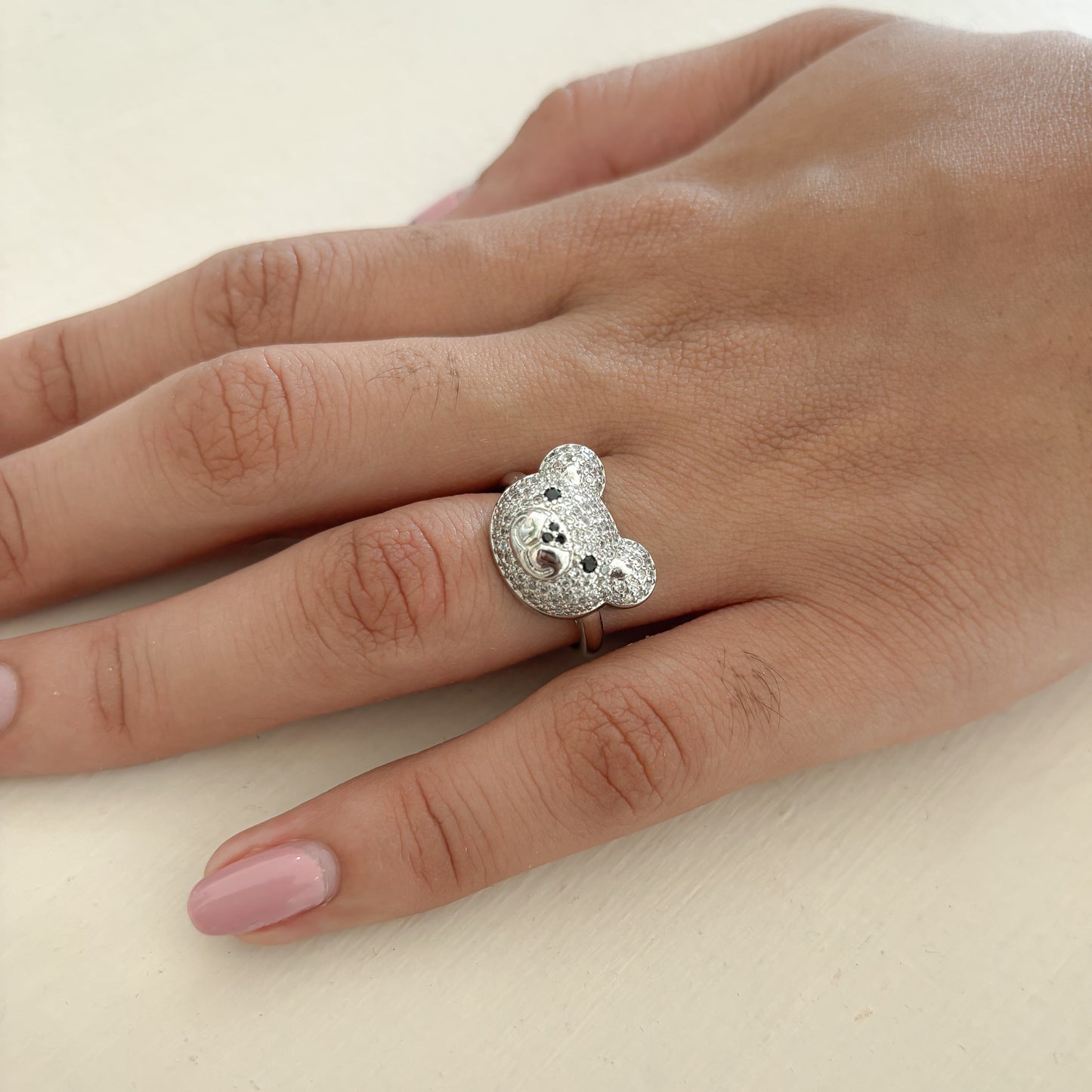 Anillo Oso Microcircones Pl