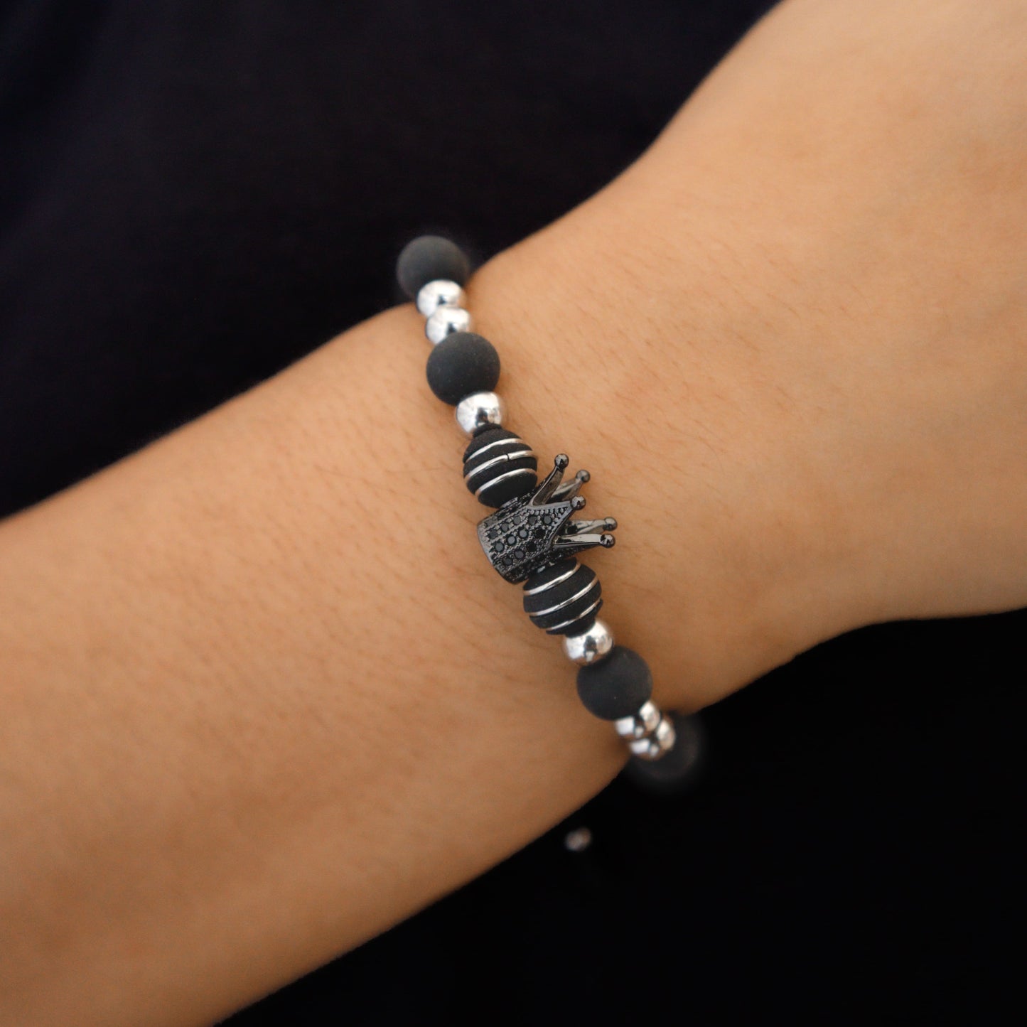 Pulsera Corona Rodio