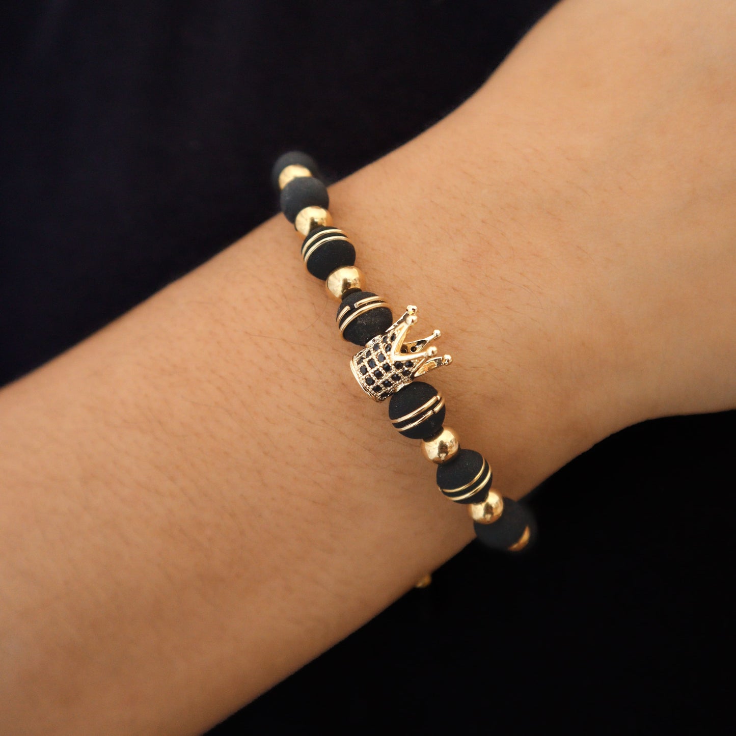 Pulsera Corona Rodio