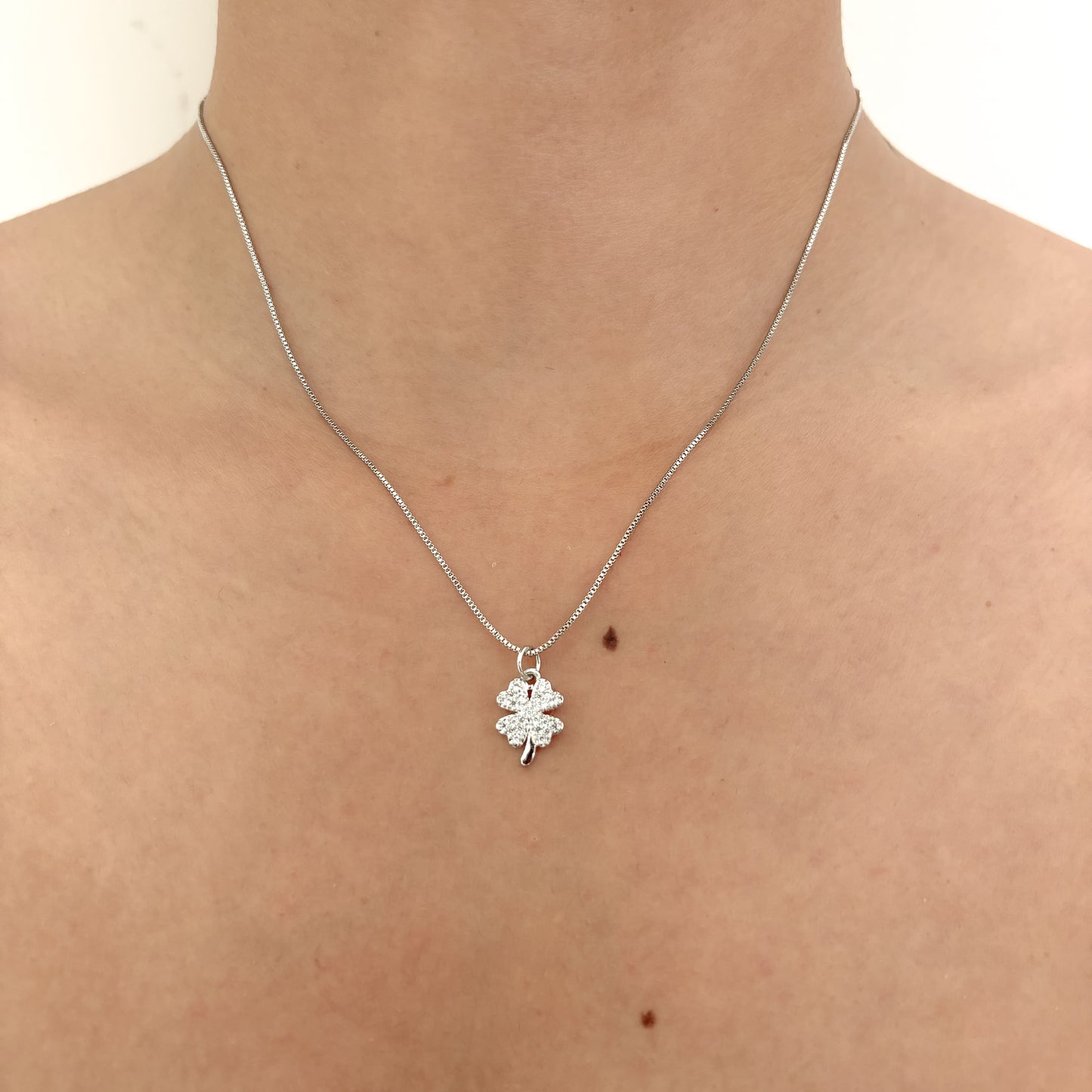 Cadena Trebol Microcircon P