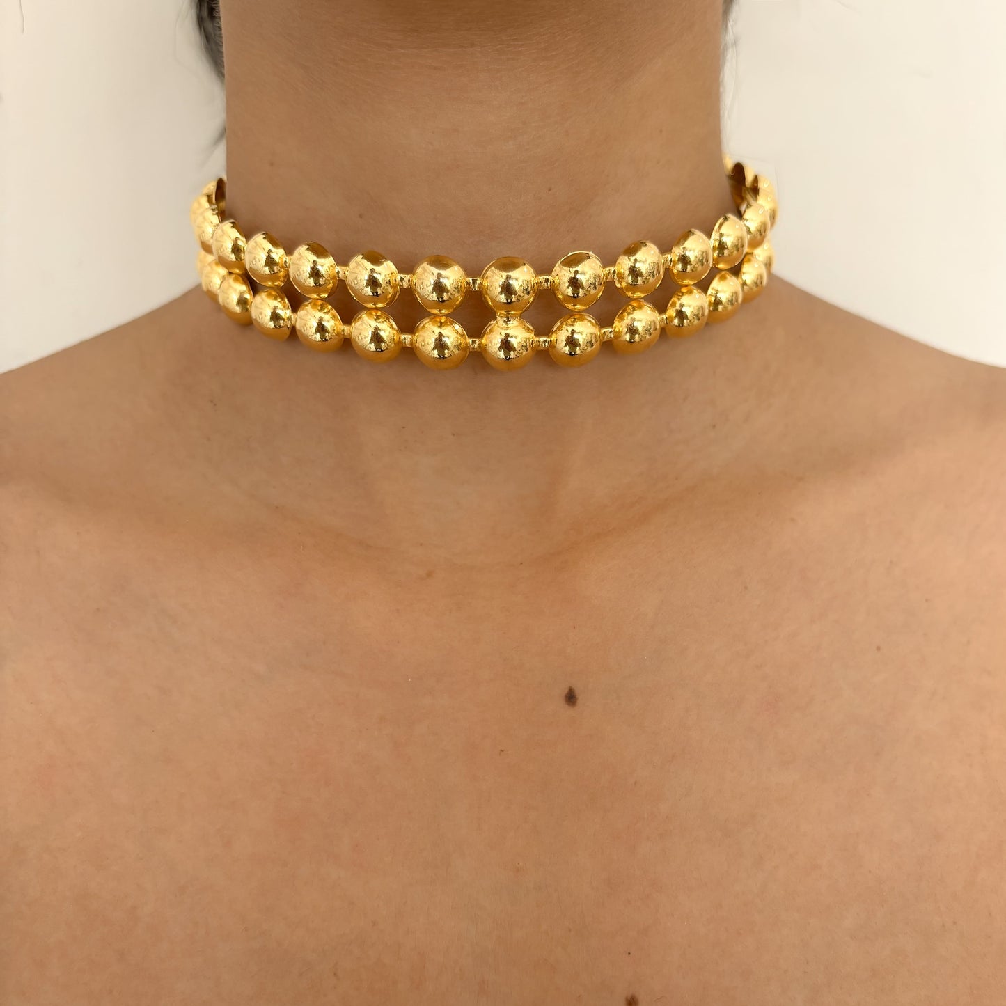 Choker balin Doble Carril