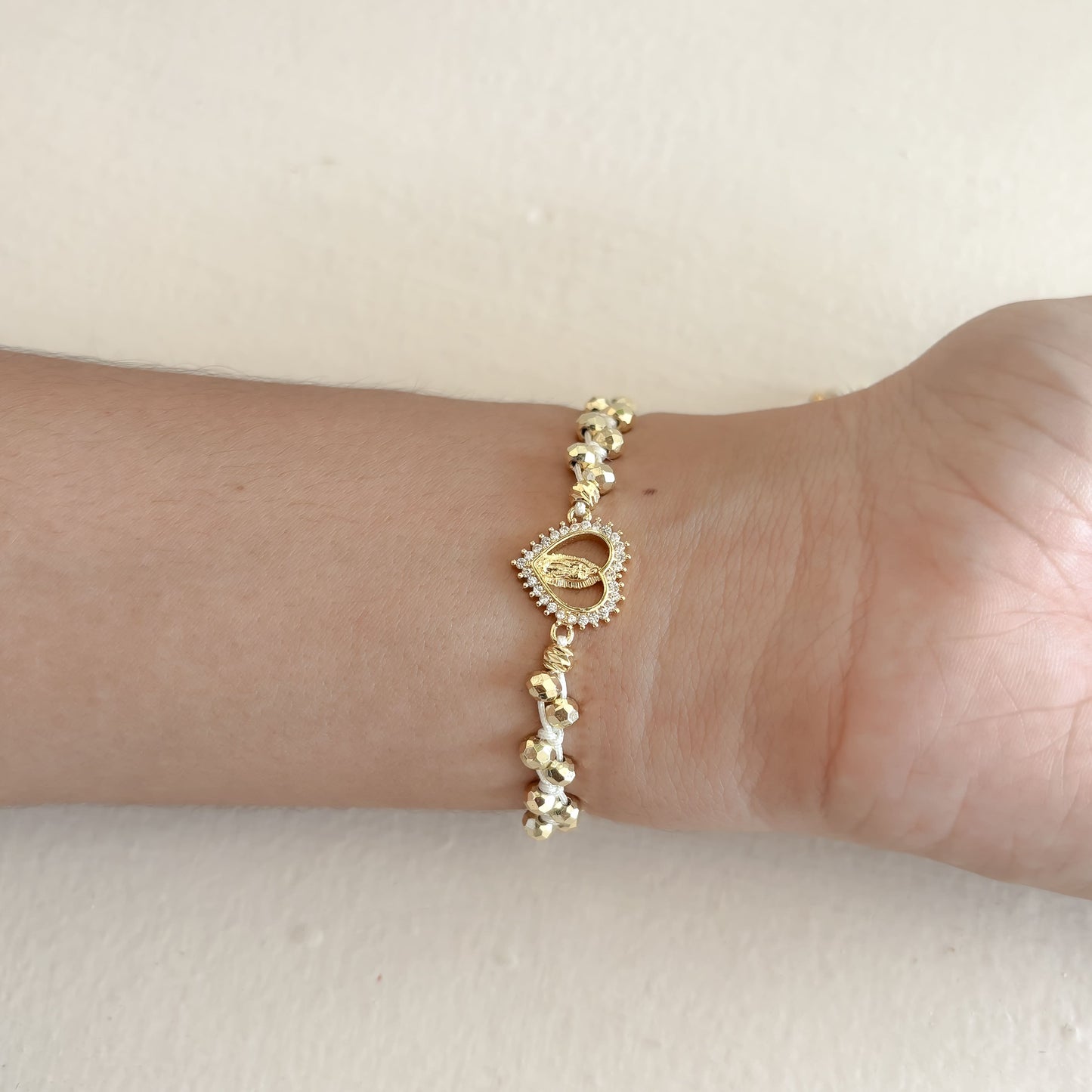 Pulsera Virgen de Guadalupe Corazon