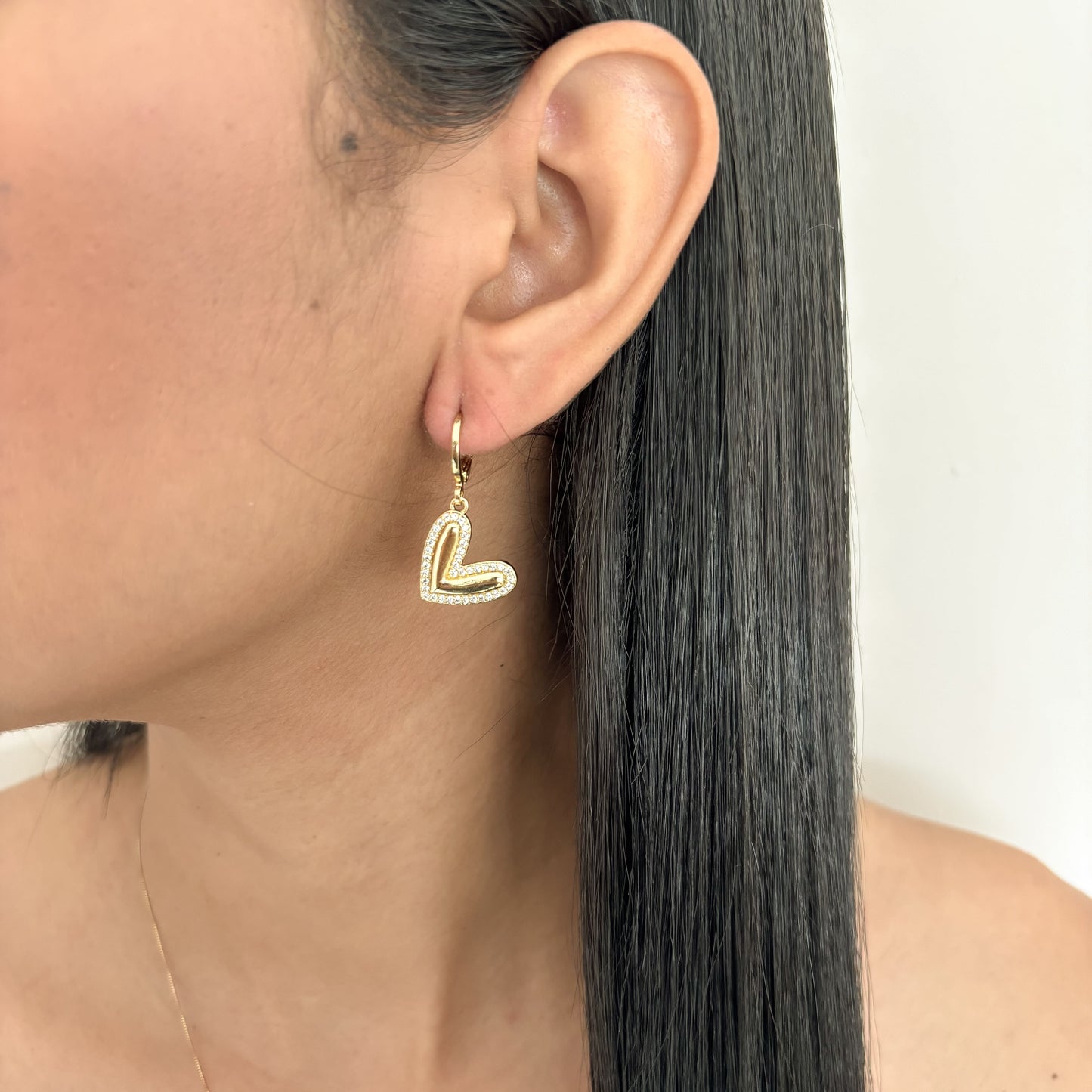 Candongas Corazon Colgante