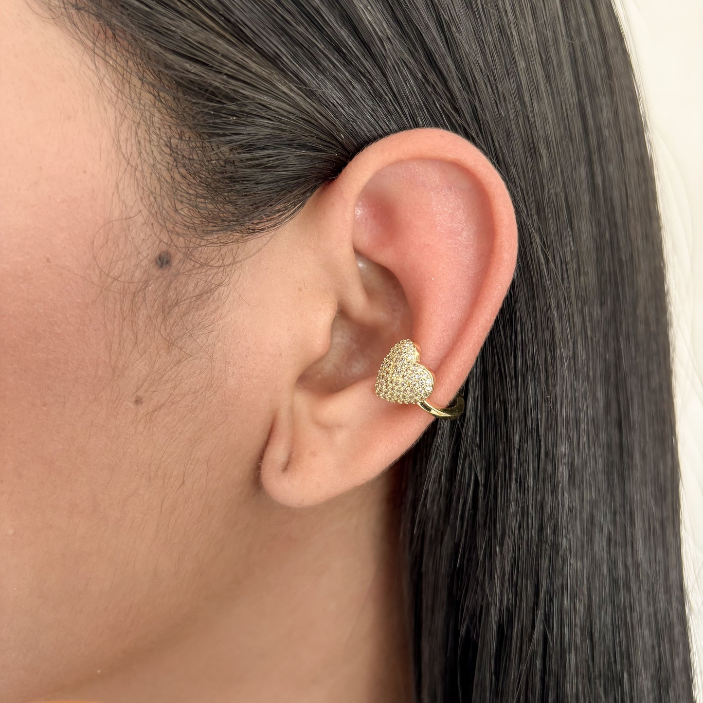 Earcuff Corazon Microcircones