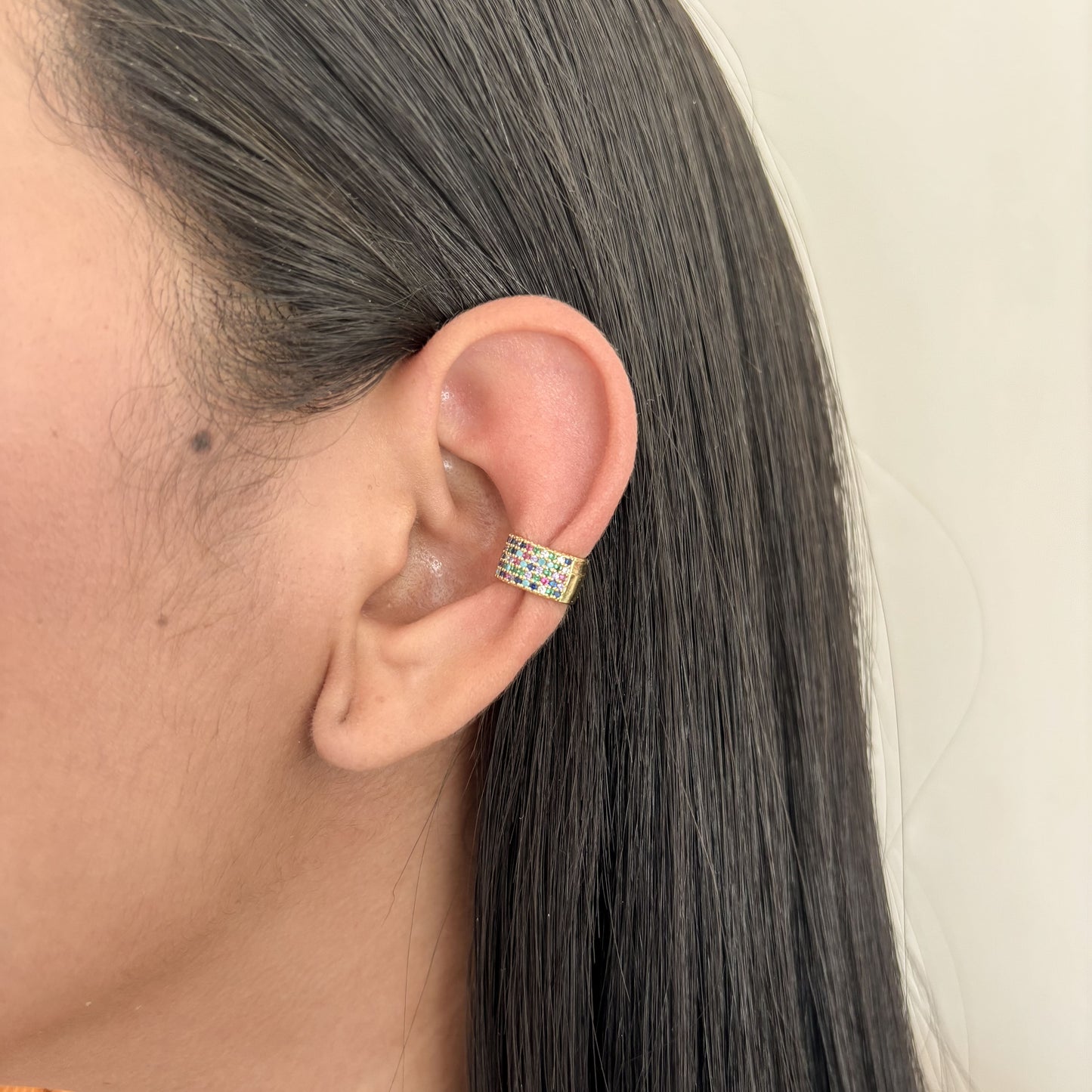 Earcuff Microcircon Multicolores