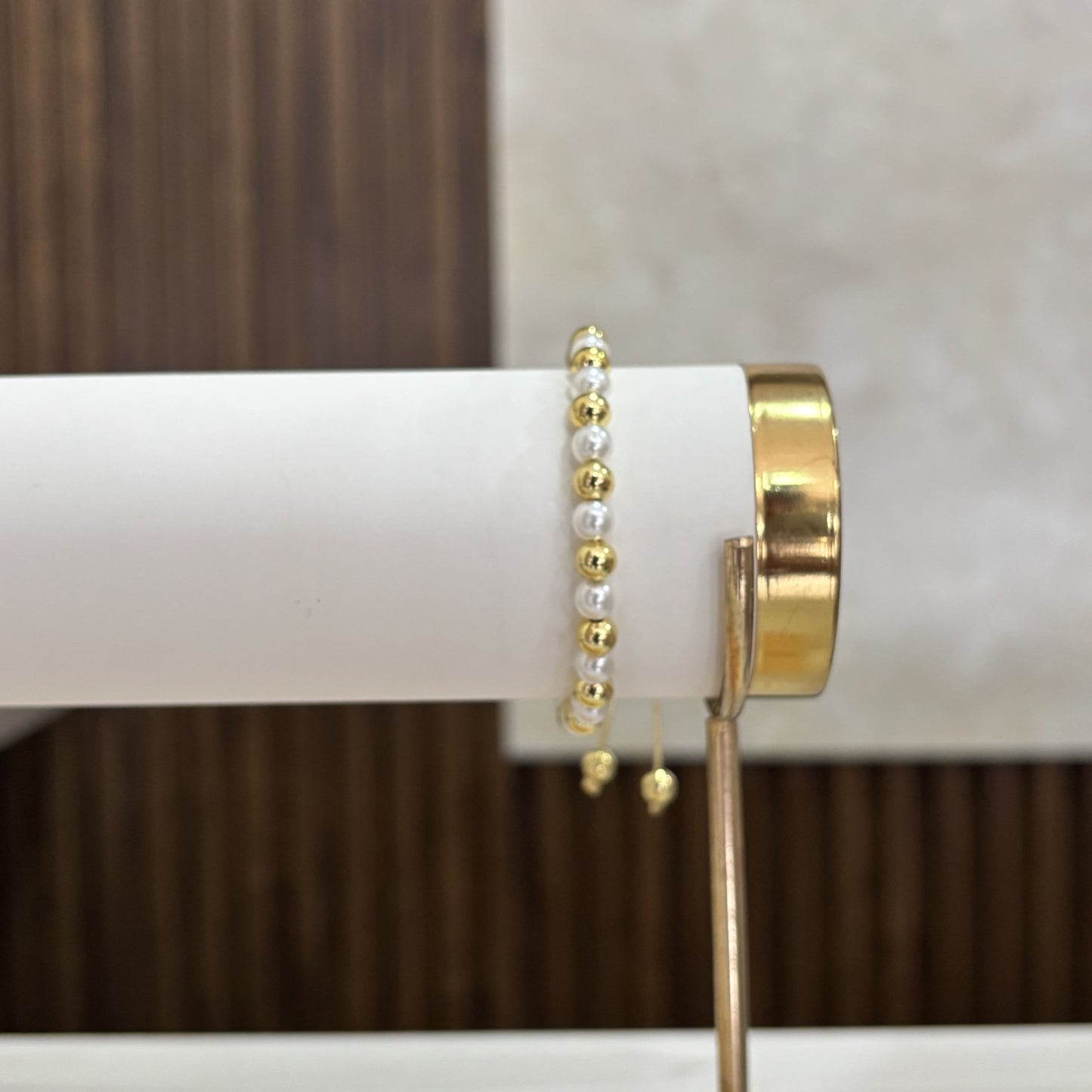 Pulsera Balin y Perla Combinado