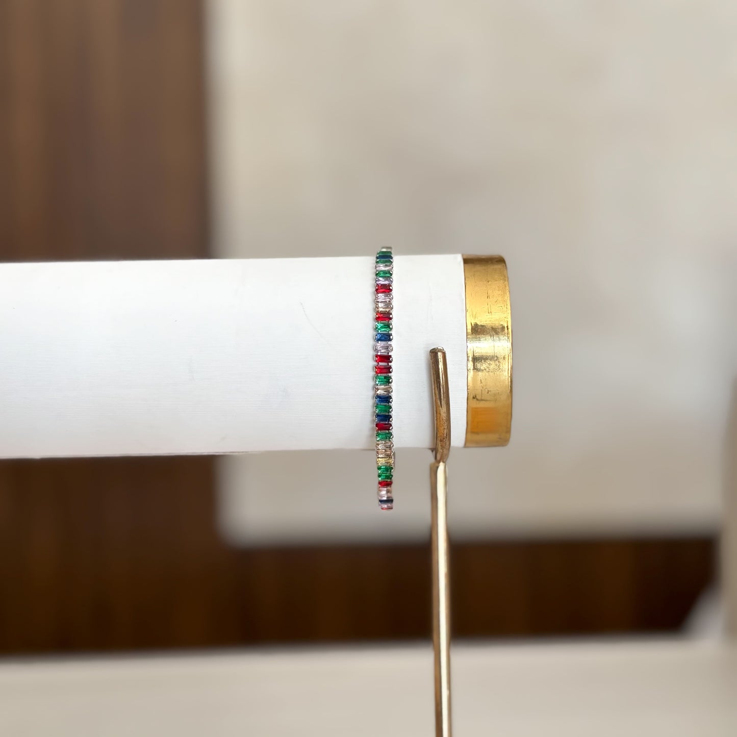 Pulsera Circon Rectangulo