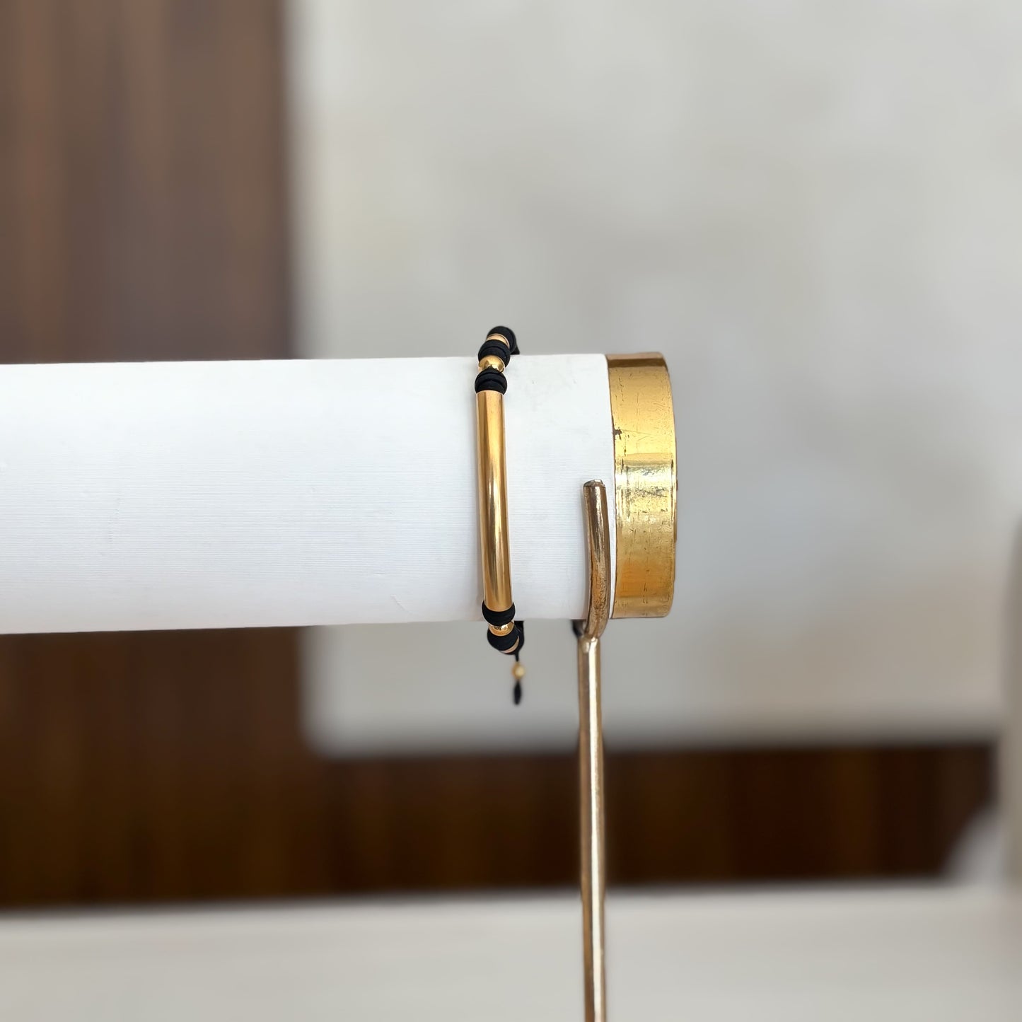 Pulsera Tubo Pasante Acero