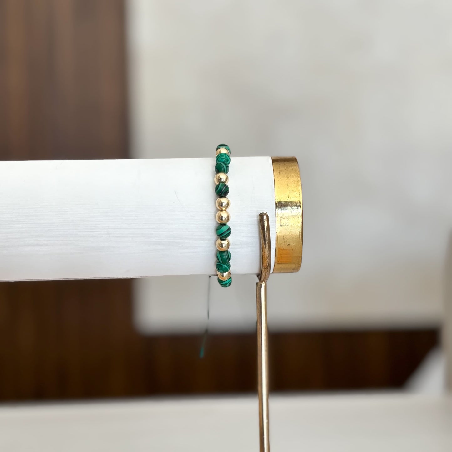 Pulsera Malaquita 6 Deseos