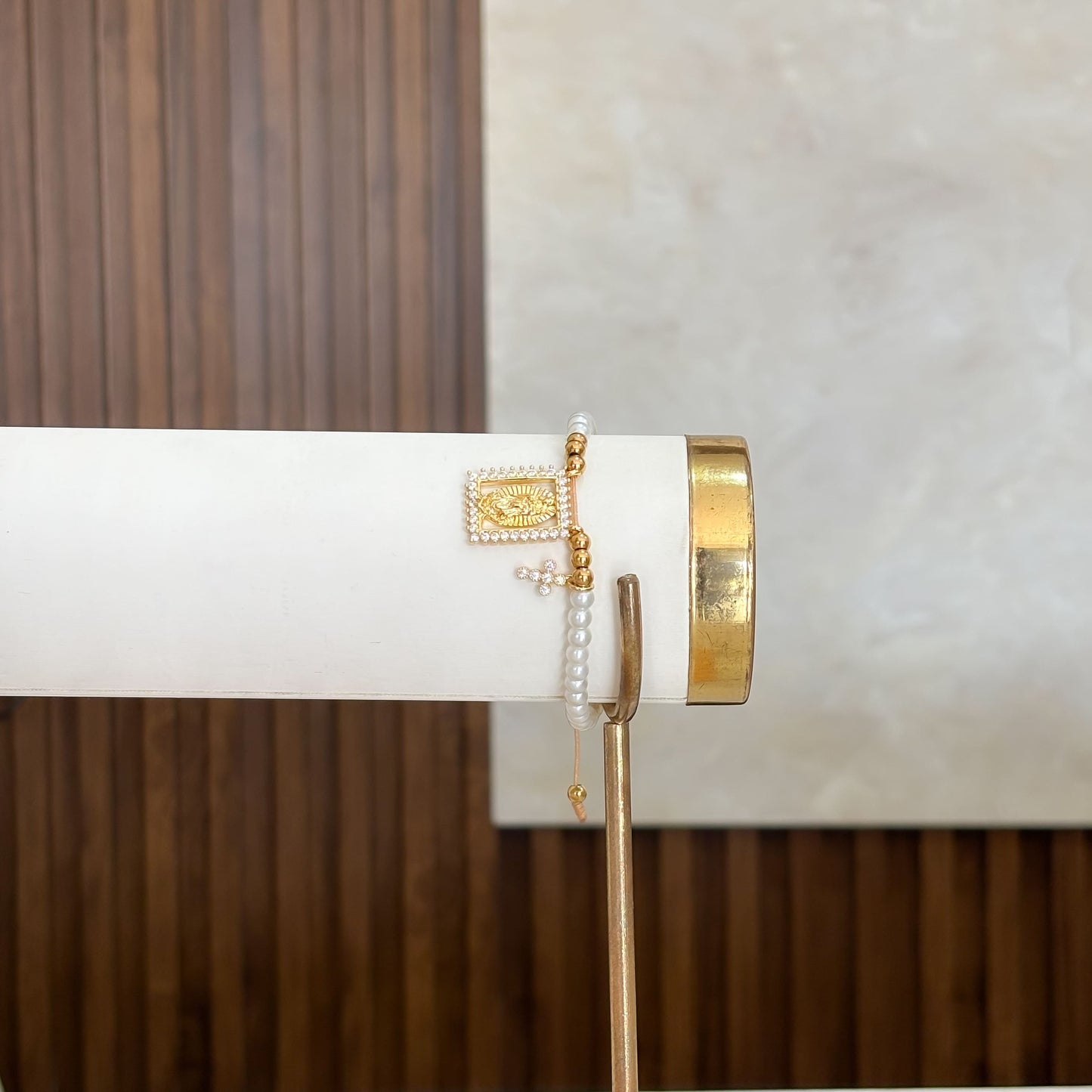 Pulsera Cuadro Virgen De Guadalupe Colgante