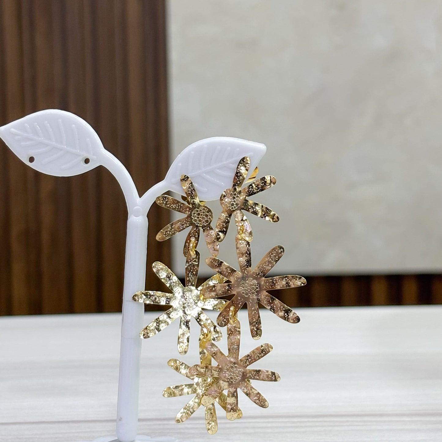 Topos Hoja Colgante Trio Bronce