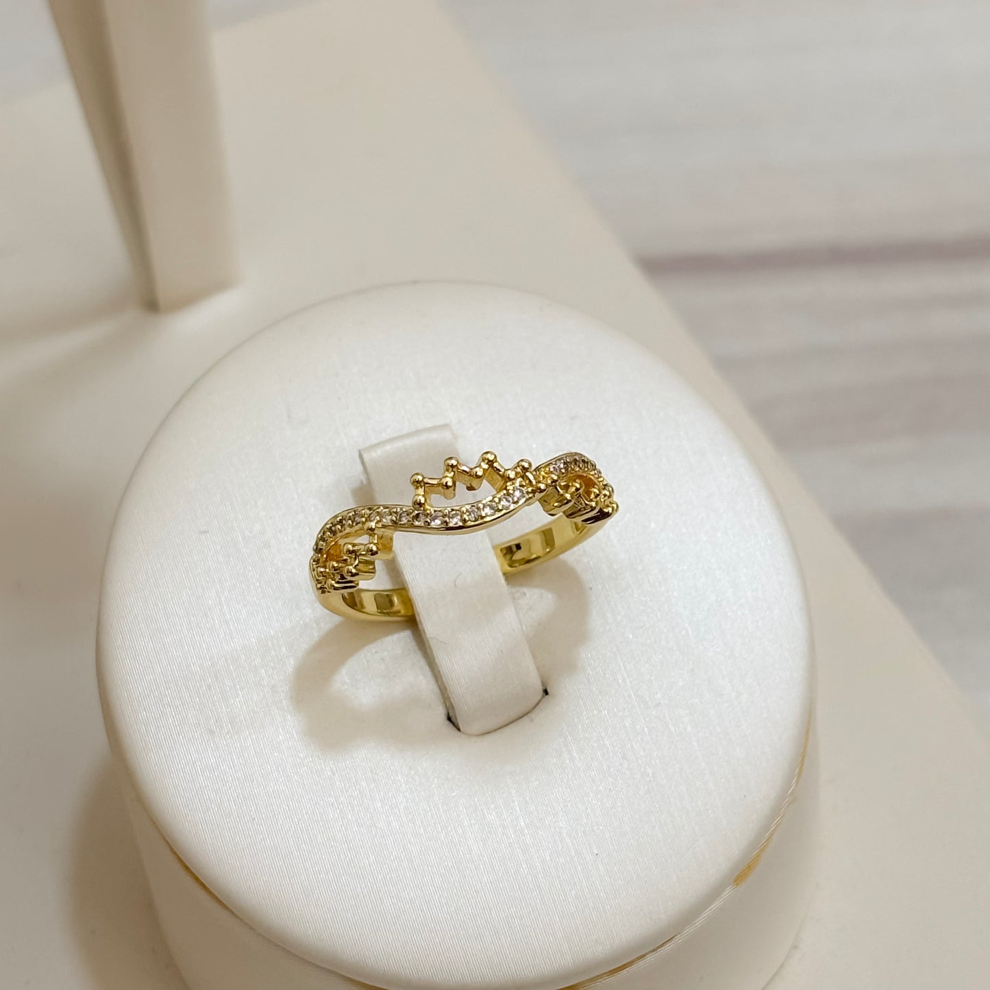 Anillo Entrelazos Combinado