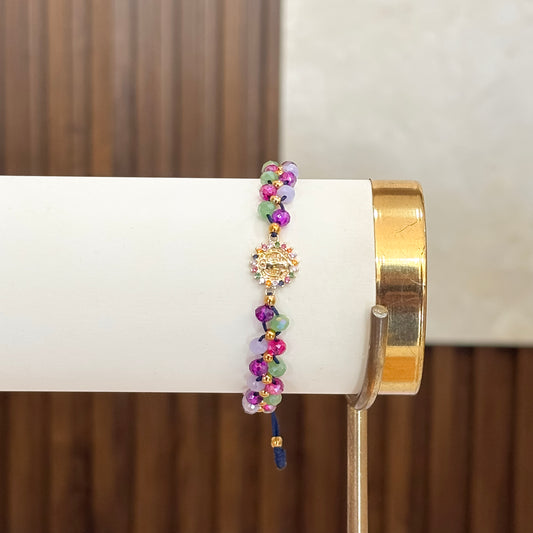 Pulsera San Benito Tejido Murano