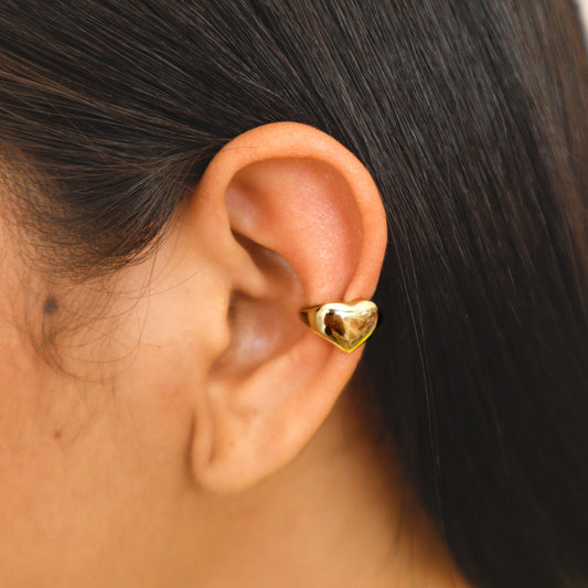 Earcuff Corazon Espejo