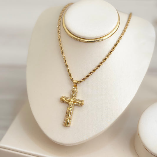 Cadena Cruz Cristo