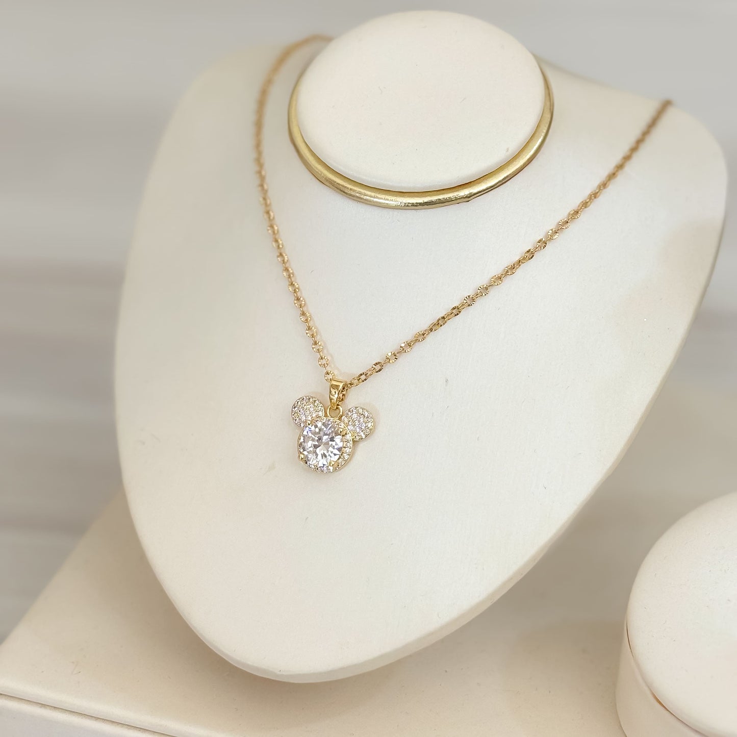 Cadena Mickey Mouse Cristal