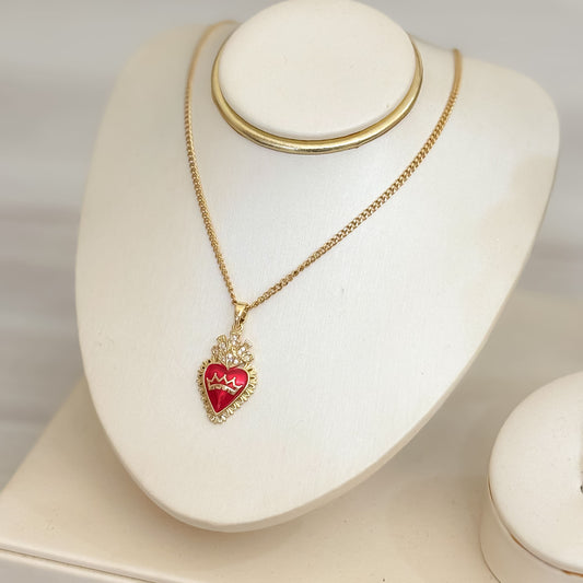Cadena Sagrado Corazon Corona