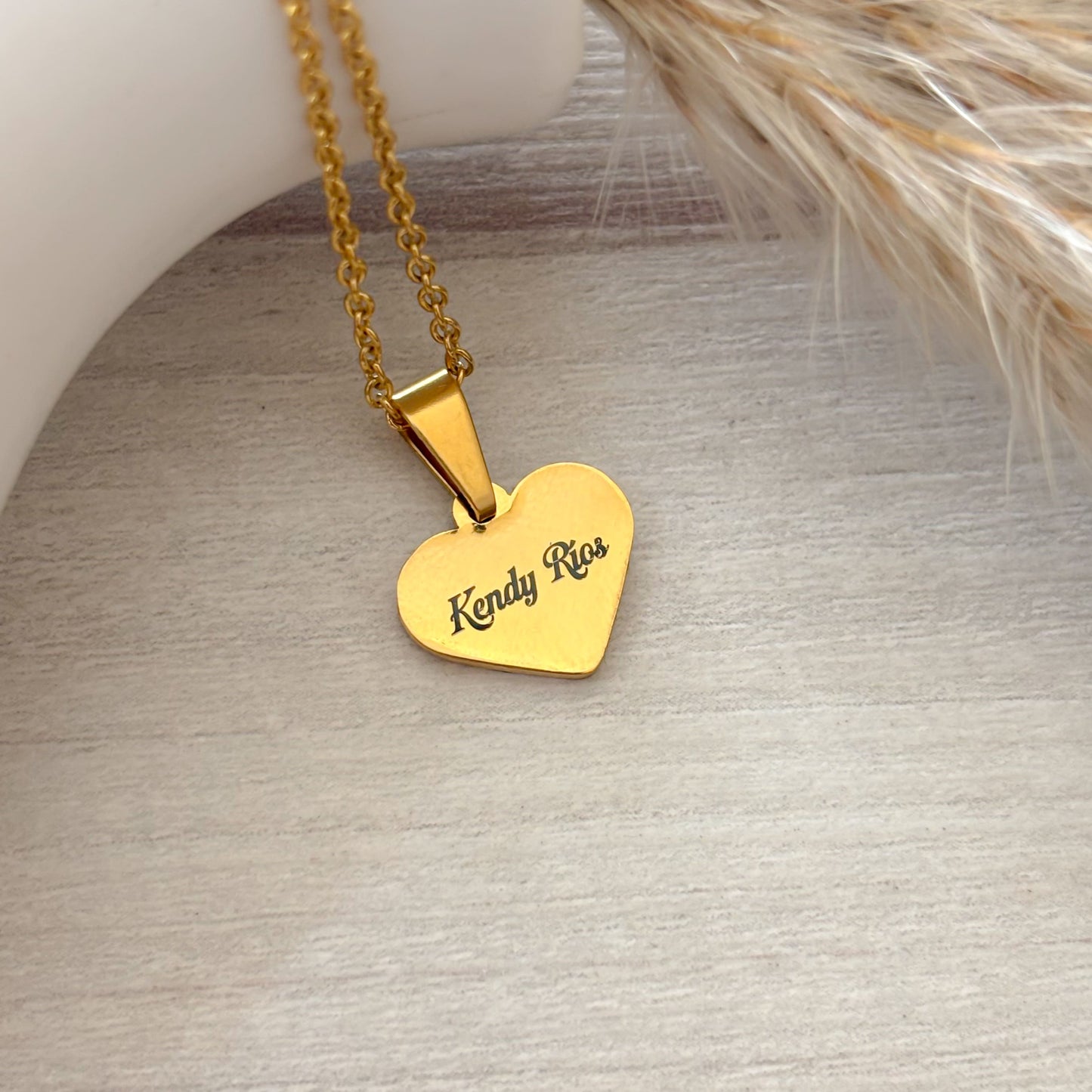 Cadena Personalizada Corazon Mini