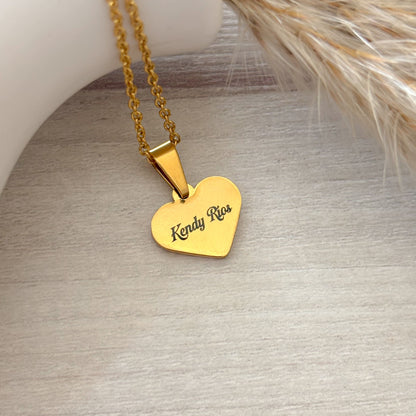 Cadena Personalizada Corazon Mini