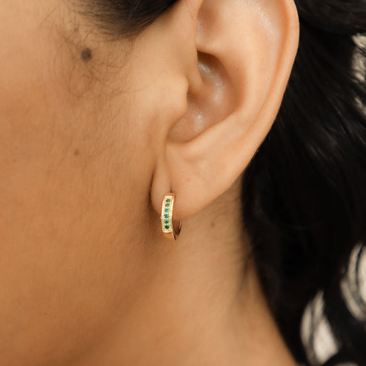 Argollas Circones verdes
