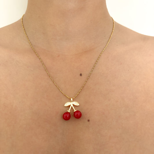 Cadena Cereza Doble