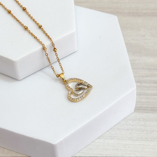 Cadena corazon pies
