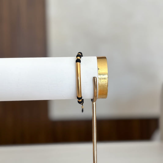 Pulsera Tubo Pasante Acero