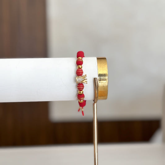 Pulsera Corona Rodio