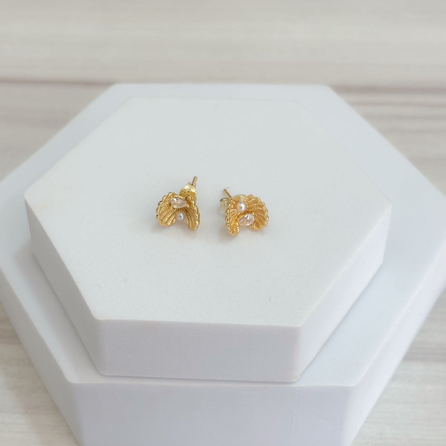 Topos Concha Con Perla Adentro