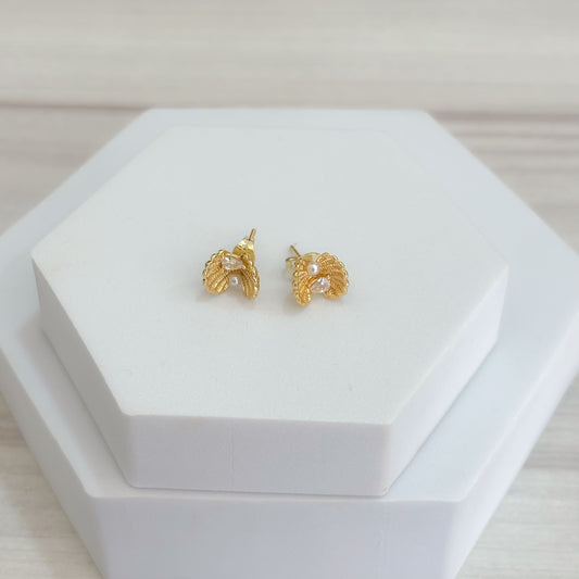 Topos Concha Con Perla Adentro