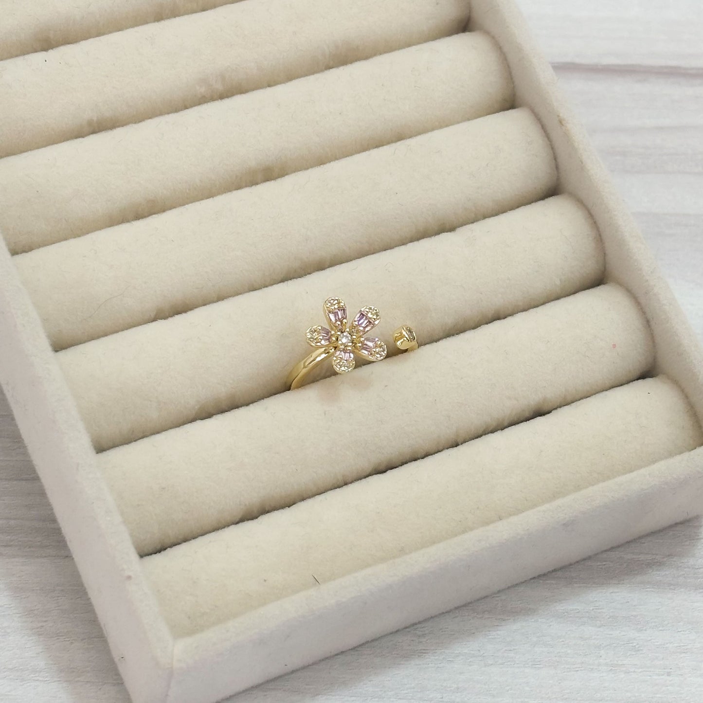 Anillo Flor 5 Petalos