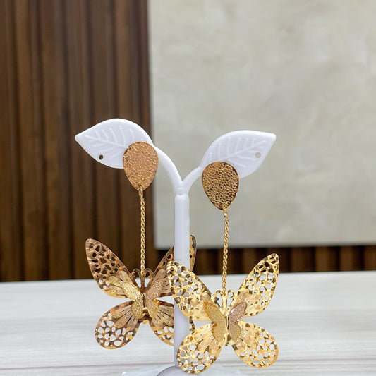 Topos Mariposa Colgante Bronce