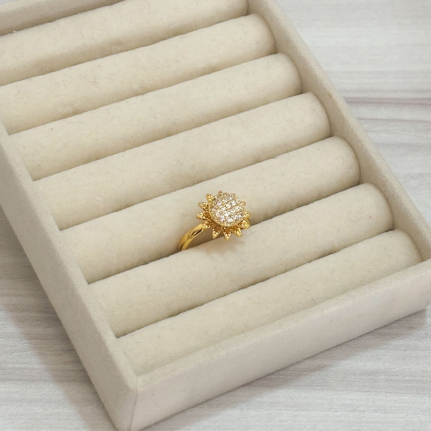 Anillo Girasol Antiestres