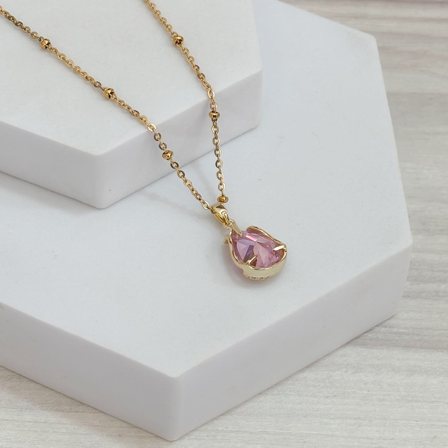 Cadena Tulipan Piedra