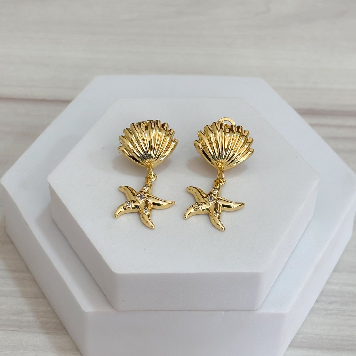 Topos Concha Y Estrella Colgante