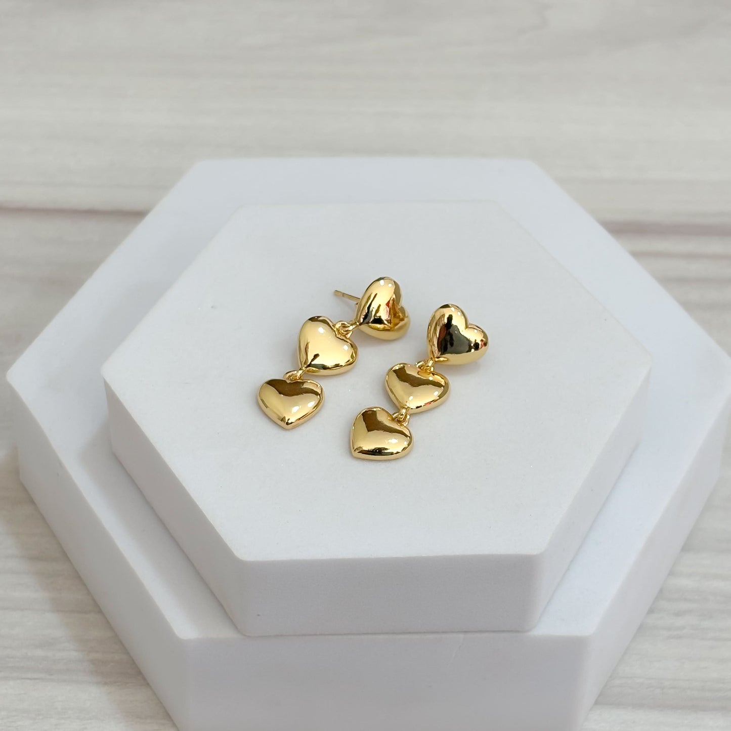 Topos Corazon Triple Colgante