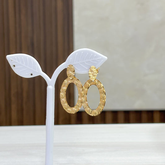 Topos Ovalo Silueta Bronce