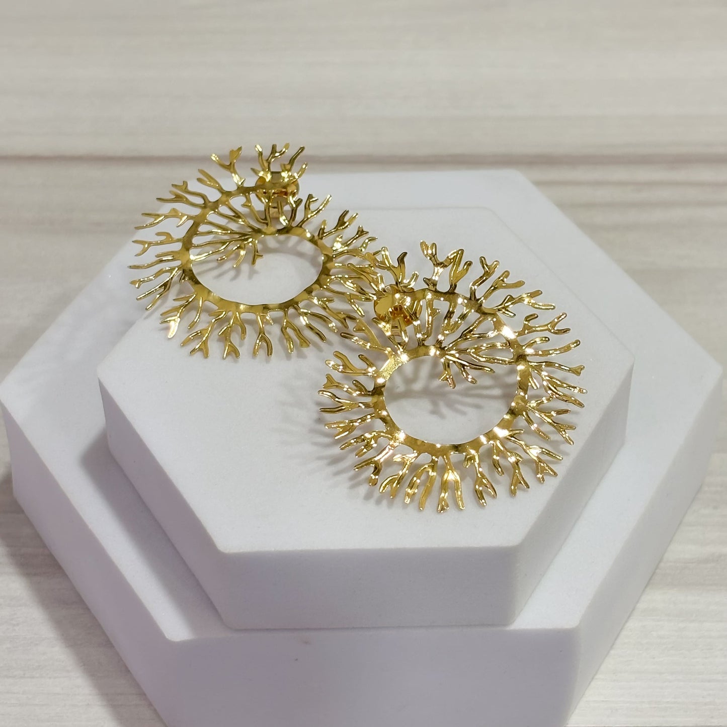 Topos Espigas Círculo Bronce