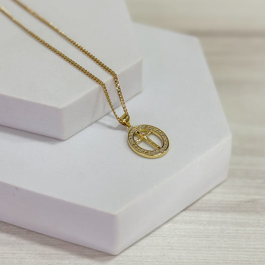 Cadena Cristo Ovalo
